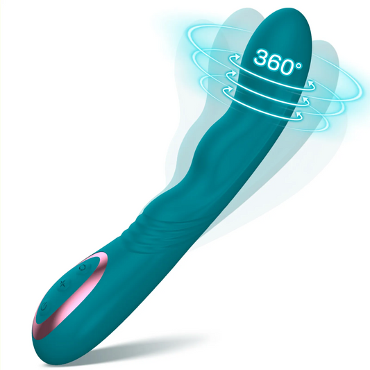 G-spot Stimulation Vibrator Swinging Rotating Head Massager Adult Sex Toy
