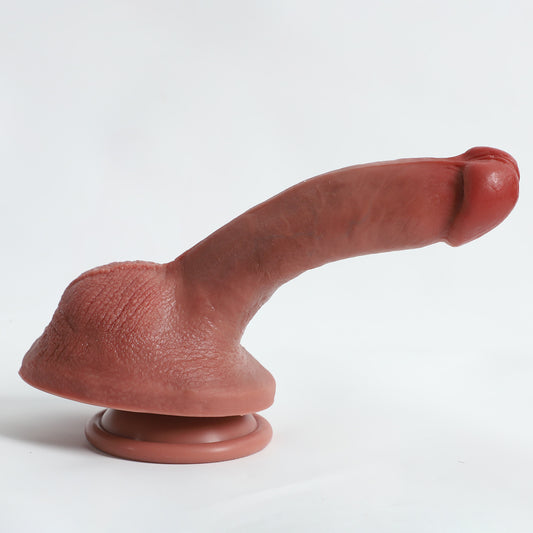 Realistic Dilido with Suction Cup Insertable Length 5.51 Inches