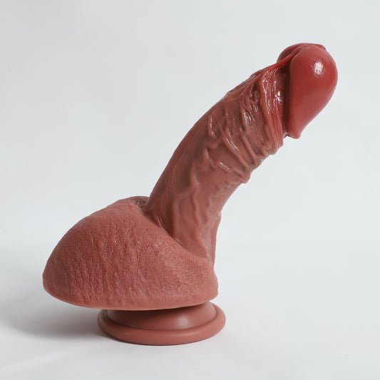 Realistic Dilido with Suction Cup Insertable Length 4.72 Inches